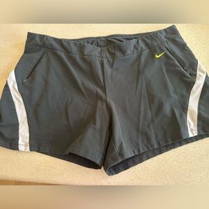 Nike black shorts with built in biker shorts size XL